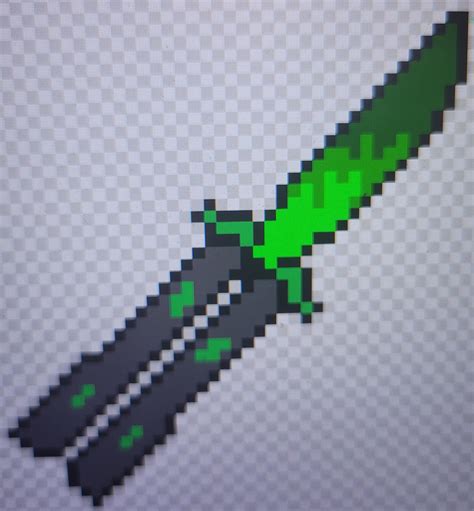 Butterfly Knife Rpixelart