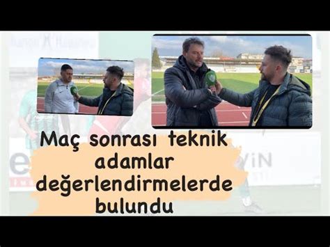 Maç sonrası Teknik adamlar konuştu YouTube