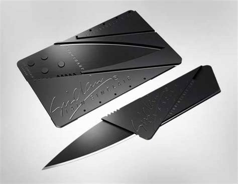 This Credit Card Is Actually A Knife In Disguise