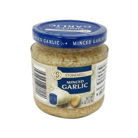 Stonemill Minced Garlic In Water 8 Oz Instacart