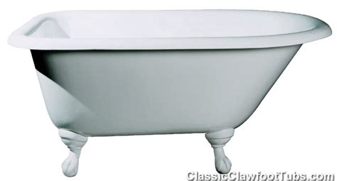 48" Rolled Rim Cast Iron Clawfoot Tub | Classic Clawfoot Tubs