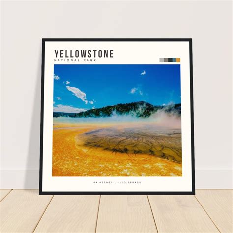 Yellowstone Print Yellowstone Poster Yellowstone Wall Art - Etsy