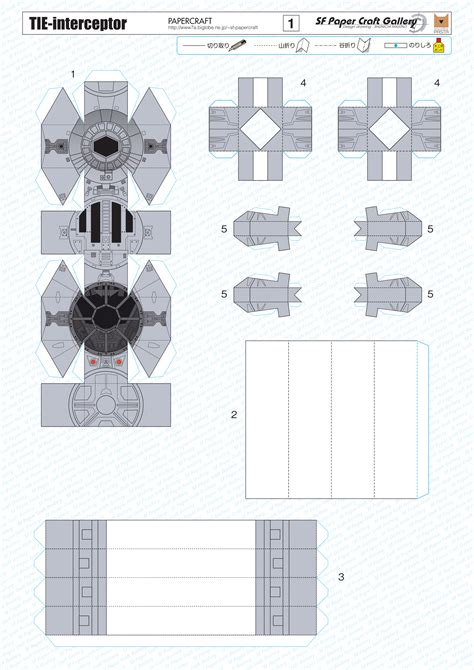 15 Simple Tie Fighter Papercraft DarylJules