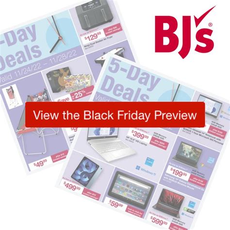 2022 BJ S Wholesale Black Friday Ad Preview Southern Savers