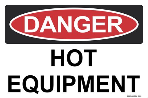 Danger Hot Equipment FAST PRODUCTION SHIPS WITHIN HOURS