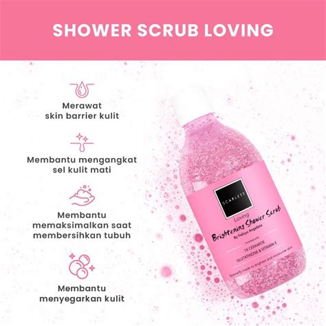 Jual L A Babynkid Scarlett Whitening Body Shower Loving Scarlett Body