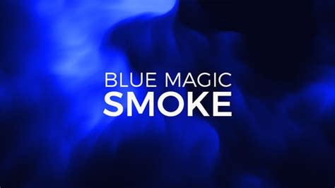 Blue Magic Smoke Background, Stock Video - Envato Elements