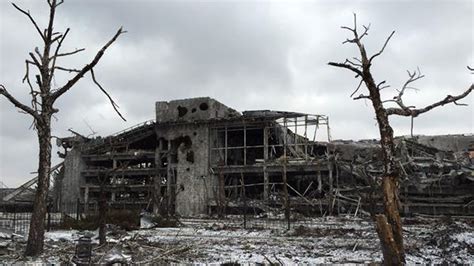 Donetsk airport, Ukraine’s ruined showpiece – in pictures – Channel 4 News