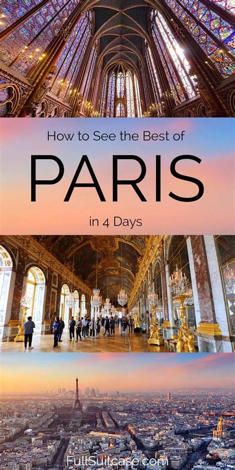 4 Days In Paris Detailed Itinerary Map Tips Perfect For 1st Visit