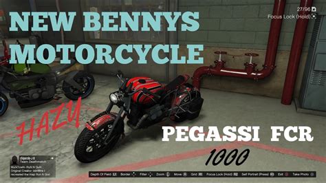 Gta5 Online New Dlc With A Bennys Motorcycle Pegassi Fcr 1000 Youtube