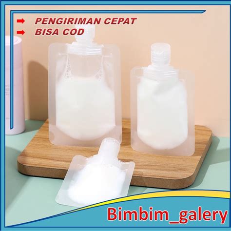 Jual Bimbim Botol Refill Sampoo Sabun Travelling Travel Pouch Botol