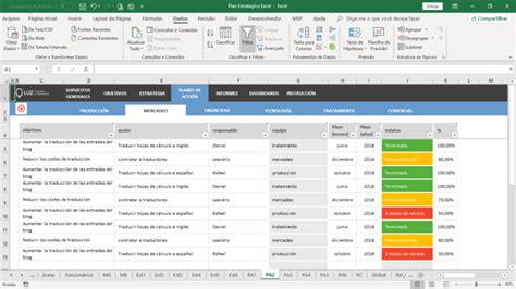 Plan De Trabajo Ejemplos Y Formatos Excel Word Y Pdfs Descarga Images