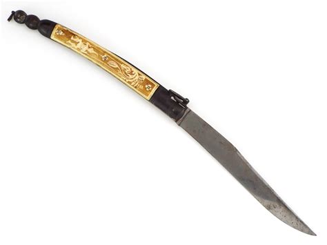 At Auction Very Good Antique 19th Cfrench Navaja Folding Knife