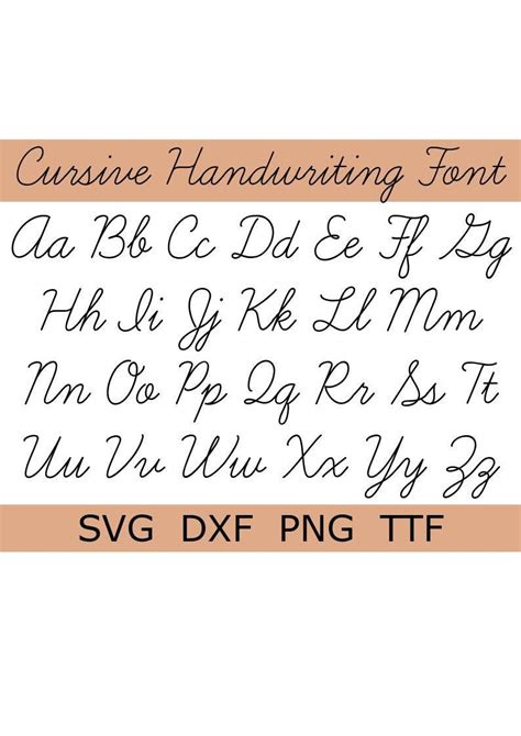 Cursive Handwriting, Cursive Fonts, School Fonts, Capital And Lowercase ...