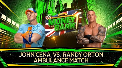 Wwe 2k24 Ambulance Match John Cena Vs Randy Orton Wwe2k24 Youtube