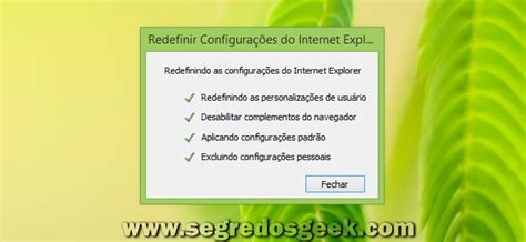 Como Restaurar O Seu Navegador Web Para Suas Configura Es Padr Es