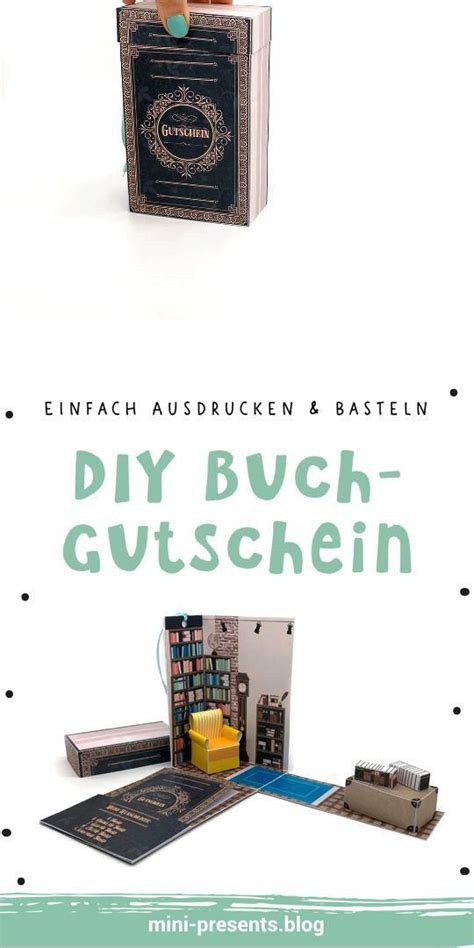 Buchgutschein Als Explosionsbox Selber Machen Mini Presents Blog