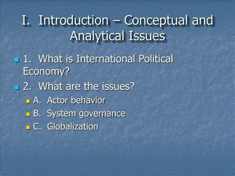 Ppt Introduction To International Political Economy Powerpoint