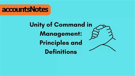 Understanding Unity Of Command In Management Principles And Advantages