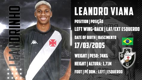 Leandro Leandrinho Viana Left Wing Back Lateral Extremo Esquerdo