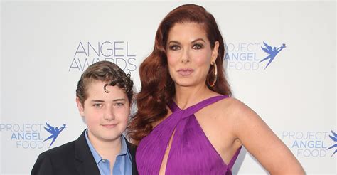 Debra Messing Is Joined By Son Roman At Angel Awards Celebrity