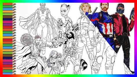 Printable Marvel Avengers Infinity War Coloring Pages