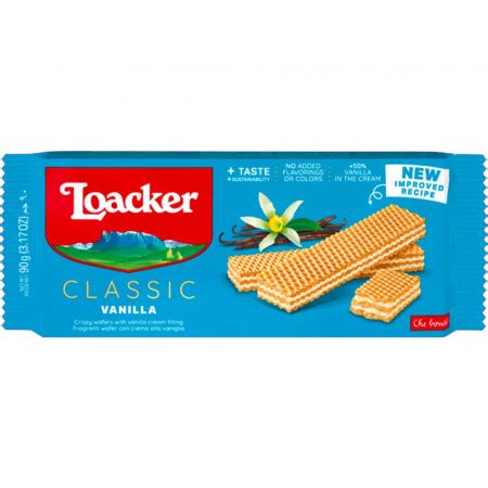 Loacker Classic Napolitane Crocante Cu Crema De Vanilie G