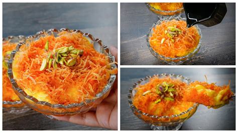 Eid Special Kunafa Recipe Without Oven Eid Dessert Recipe Creamy