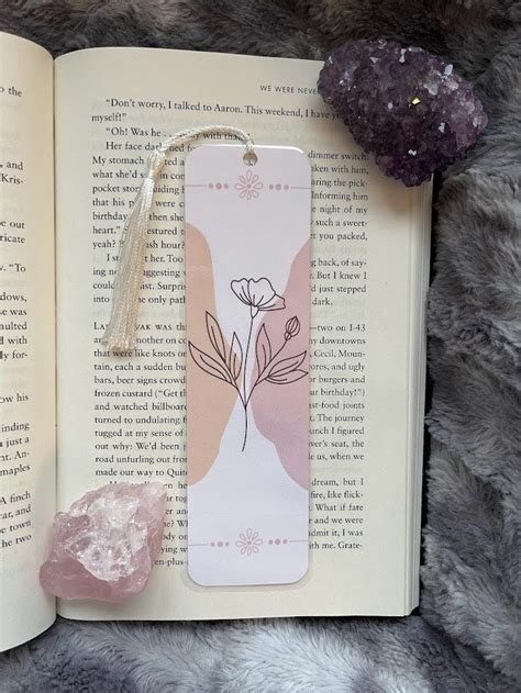 Boho Aesthetic Bookmarks Laminated Bookmarks Homemade Bookmarks Cute