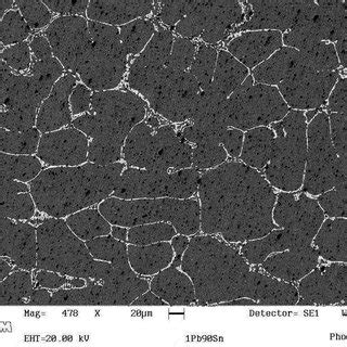 Microstructure Of The Pb 25 Sn Alloy A Sample A Te 7 K B