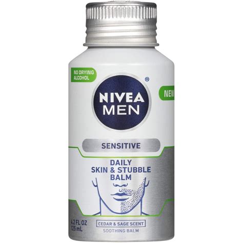 Nivea Men Sensitive Skin Stubble Balm Mens Face Lotion For Before