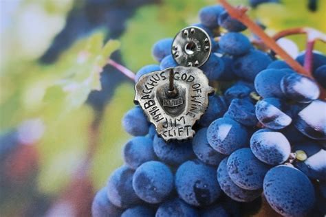 Bacchus Lapel Pin Cc264 Dionysus Wine God Wine Winery Etsy