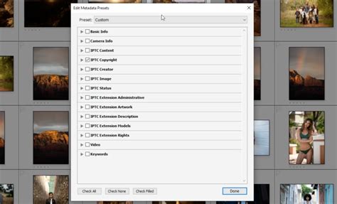 How To Create An Import Metadata Preset In Lightroom Classic Cc 2020