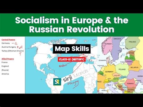 Map Skill Socialism In Europe And The Russian Revolution History