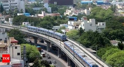 Chennai Metro Rail Phase 2 Map Released Chennai News Times Of India