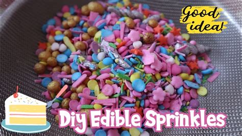 How To Make Edible Sprinkles Diy Edible Sprinkles Using Royal Icing