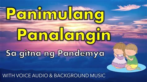 Tagalog Opening Prayer Pandemic Prayer For Pupils With Voice Audio And Background Music