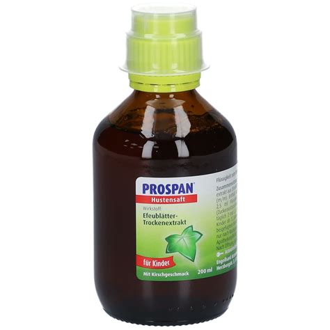 Prospan® Hustensaft Für Kinder 200 Ml Shop