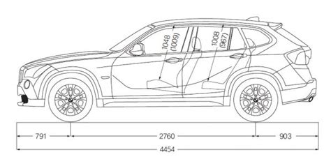 BMW X1 E84 Abmessungen Technische Daten Länge Breite Höhe