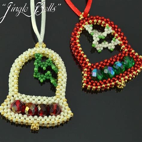 Pattern Tutorial Beaded Christmas Ornament Etsy