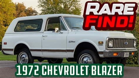 SOLD Rare Find 1972 Chevrolet K5 Blazer With Only 50K Miles Frankman