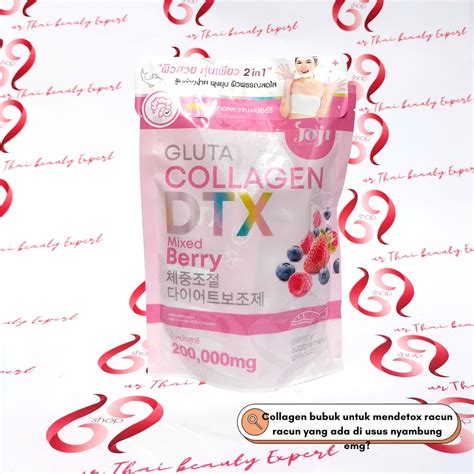 Jual Joji Glutha Collagen Dtx Mixed Berry Thailand Shopee Indonesia