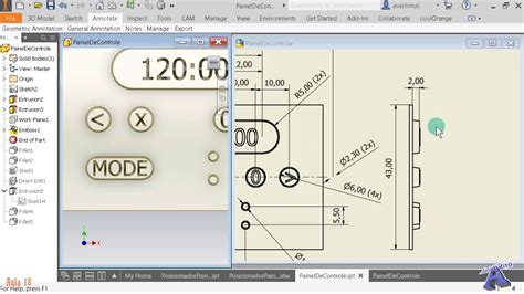 Curso de Inventor Na Prática Aula 18 Desenhos Finais Autocriativo