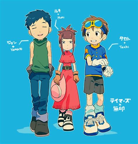 Digimon Tamers. Rika Nonaka/Ruki Makino. Takato Matsuda/Takato Matsuki ...