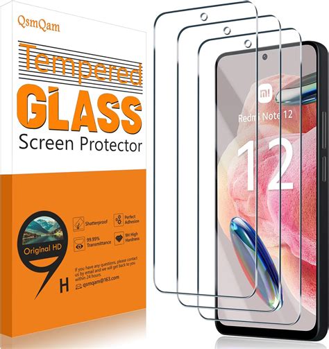 Qsmqam St Ck Panzer Schutz Glas F R Xiaomi Redmi Note G G