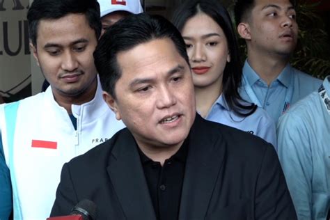 Erick Thohir Deklarasikan Dukungan Untuk Prabowo Gibran Antara News