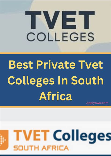 Best Private Tvet Colleges In South Africa TVET Colleges