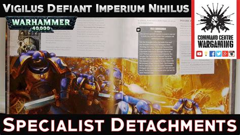 Specialist Detachments Vigilus Defiant Imperium Nihilus Full Review