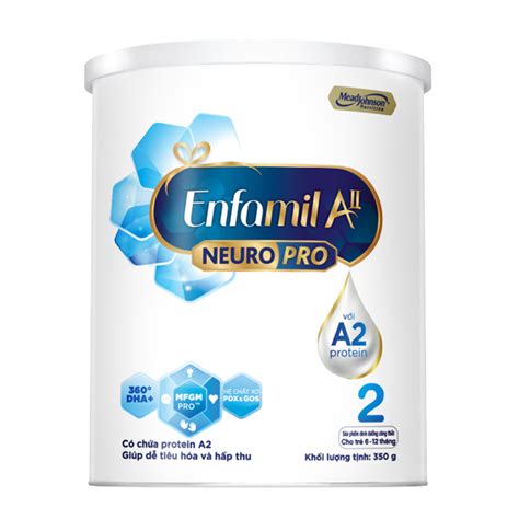 Sữa bột Enfamil A2 NeuroPro Follow Up Formula số 2 350g