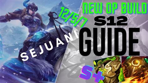 How To Play Sejuani Jungle And Carry Season 12 Best Build League Of